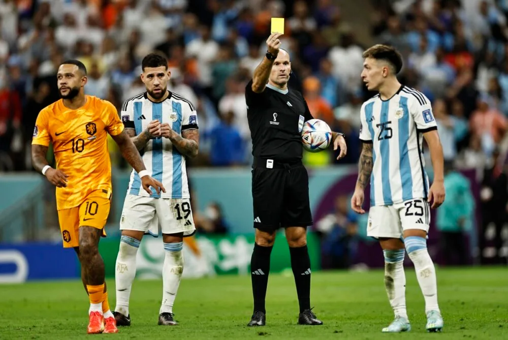 Bet on the player receiving a yellow card