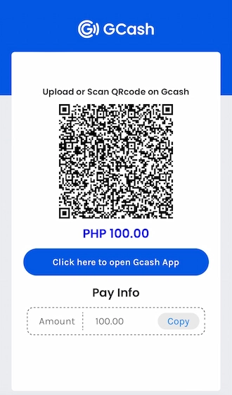 Step 4: use your GCash application to scan it.
